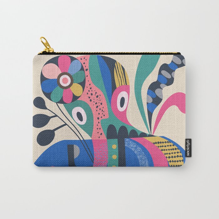 Mid Century Octopus Carry All Pouch Gallery Image 1