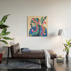 Mid Century Octopus Wood Wall Art Gallery Image 2
