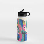 Mid Century Octopus Water Bottle Gallery Image 1