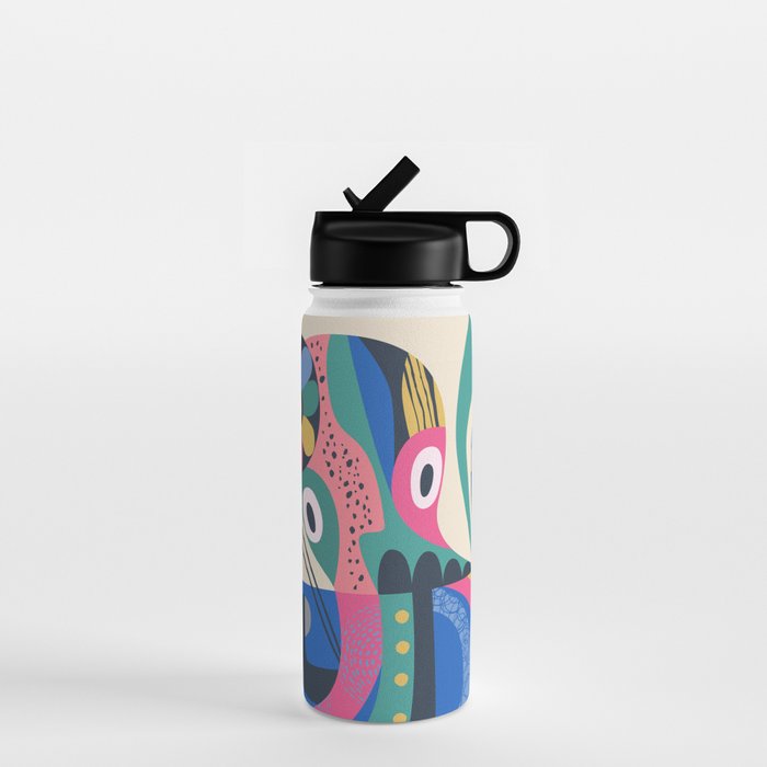 Mid Century Octopus Water Bottle Gallery Image 1