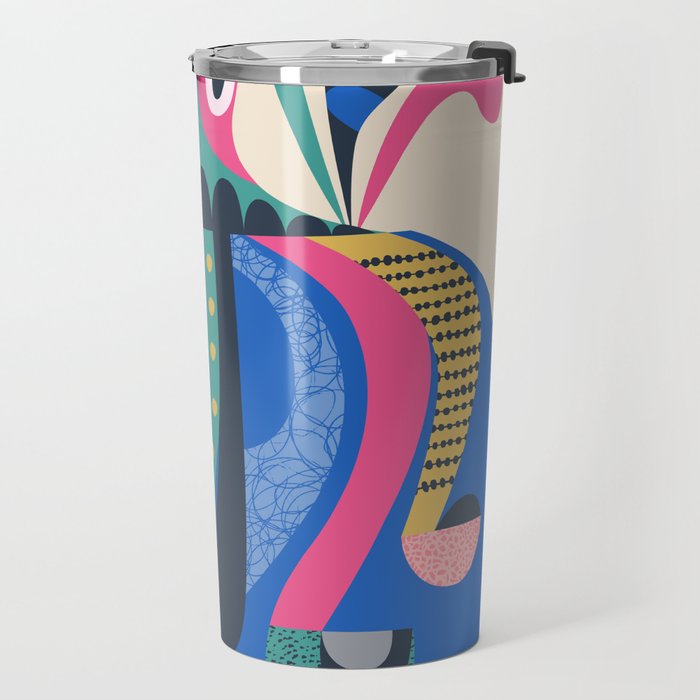 Mid Century Octopus Travel Mug Gallery Image 2