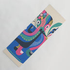 Mid Century Octopus Yoga Mat Gallery Image 1