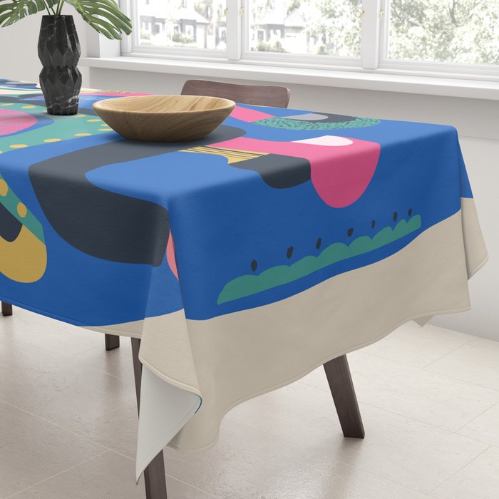 Mid Century Octopus Tablecloth Gallery Image 3