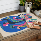 Mid Century Octopus Outdoor Rug Gallery Image 2