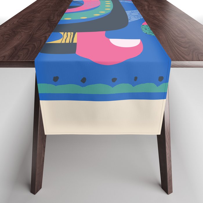 Mid Century Octopus Table Runner Gallery Image 1