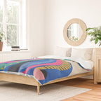 Mid Century Octopus Duvet Cover Gallery Image 2