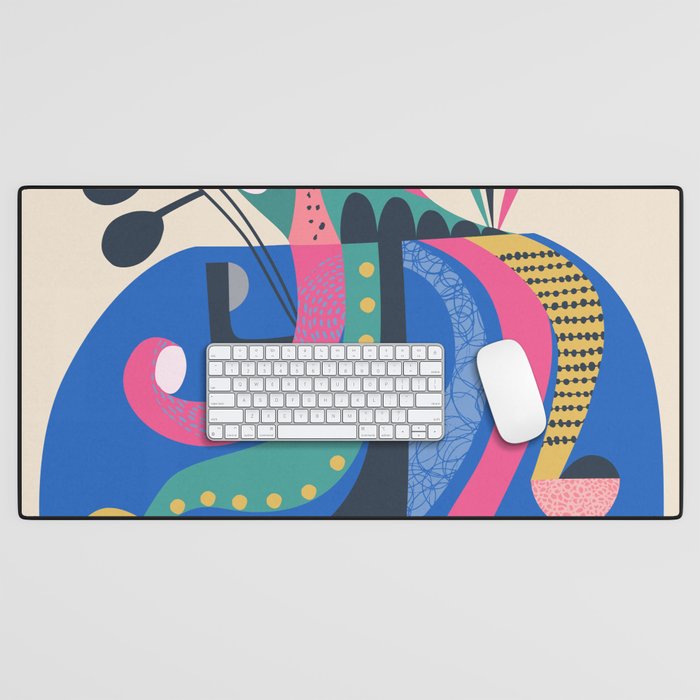 Mid Century Octopus Desk Mat Gallery Image 1