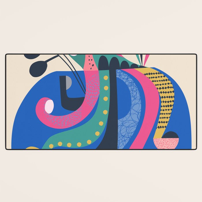 Mid Century Octopus Desk Mat Gallery Image 3