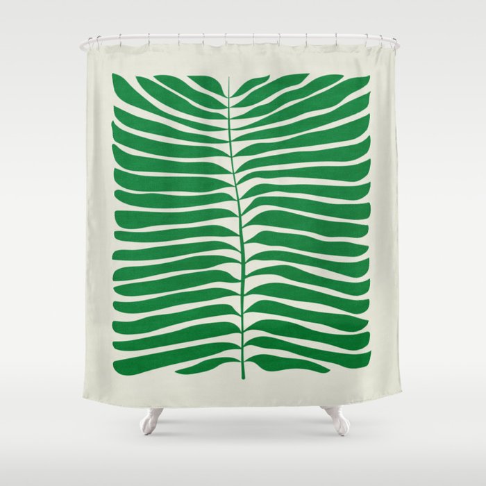 JAZZ FERNS 03 | Rain Forest Matisse Edition Shower Curtain Gallery Image 1