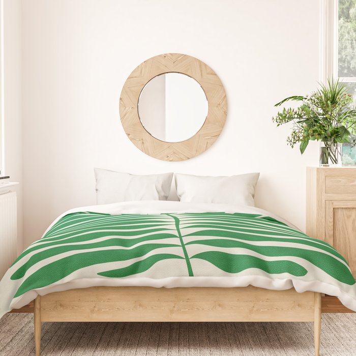 JAZZ FERNS 03 | Rain Forest Matisse Edition Duvet Cover Gallery Image 3