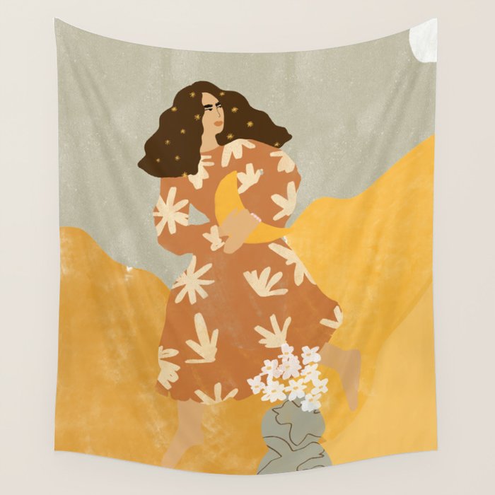 I Stole the Moon Wall Tapestry Gallery Image 4
