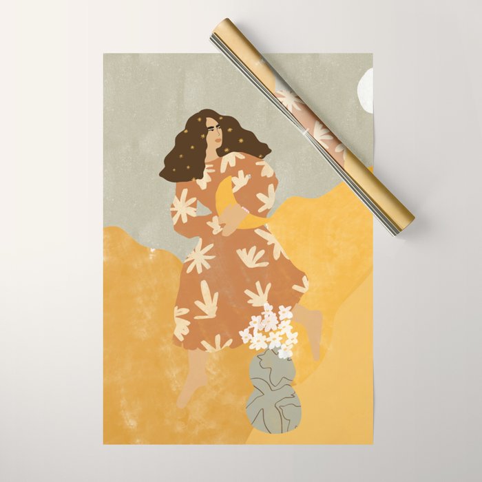 I Stole the Moon Wrapping Paper Gallery Image 1