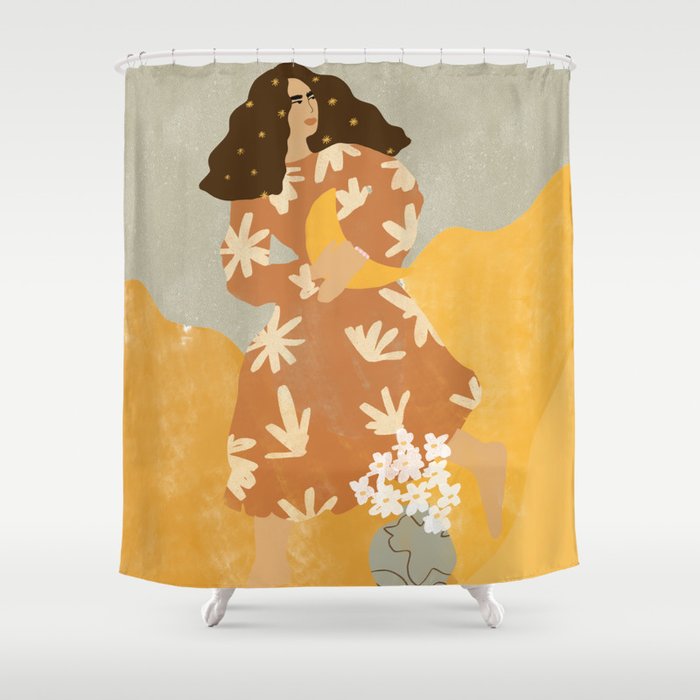 I Stole the Moon Shower Curtain Gallery Image 1