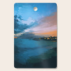 Laguna Beach At Night Cutting Board Gallery Image 1