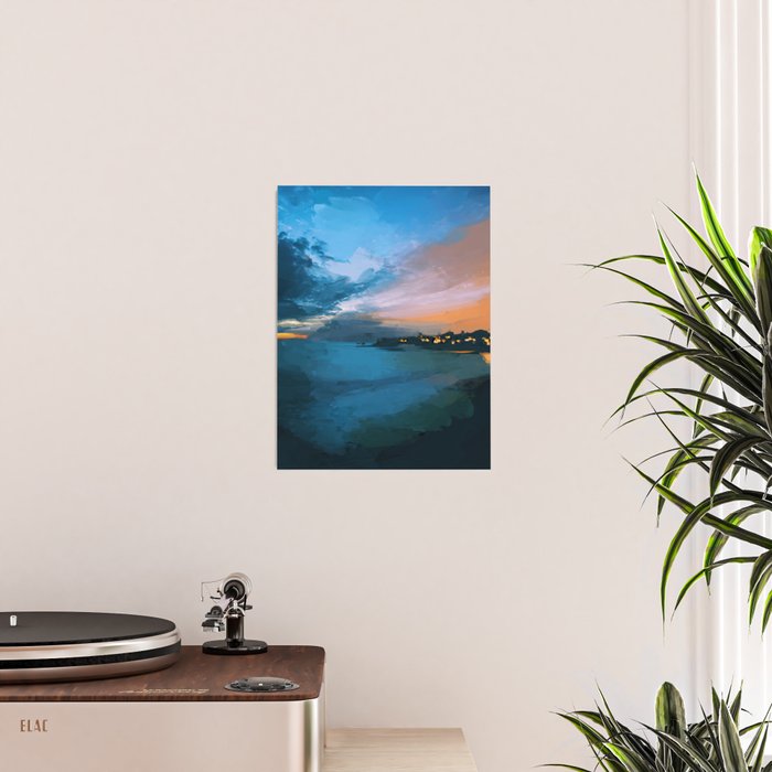 Laguna Beach At Night Poster Gallery Image 2