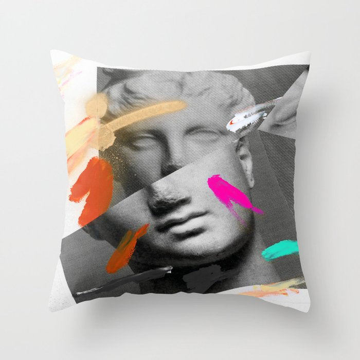 Composition 733 Throw Pillow Gallery Image 1