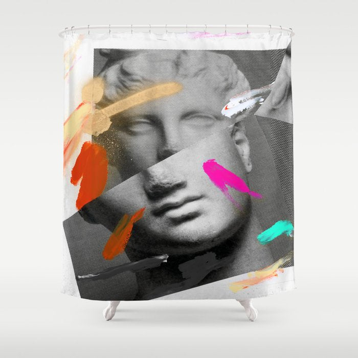 Composition 733 Shower Curtain Gallery Image 1