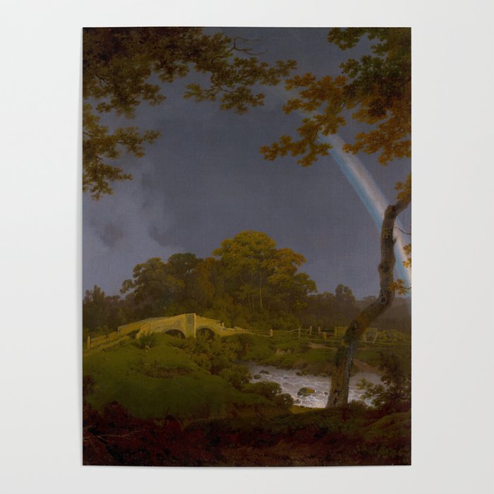 Antique Oil Painting Rainbow Poster Gallery Image 4