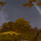 Antique Oil Painting Rainbow Coffee Mug Gallery Image 2