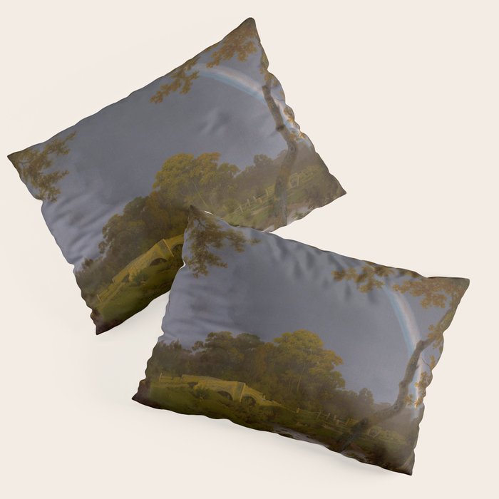 Antique Oil Painting Rainbow Pillow Sham Gallery Image 3