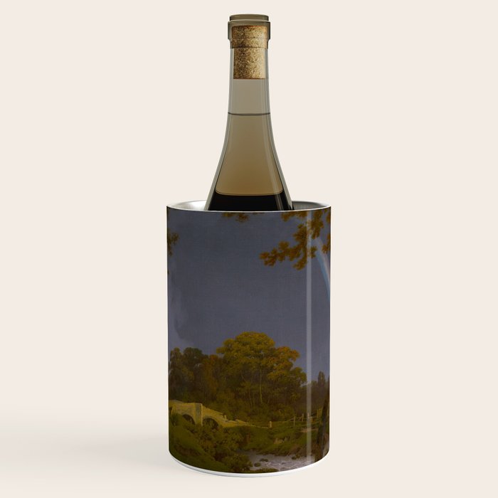 Antique Oil Painting Rainbow Wine Chiller Gallery Image 1