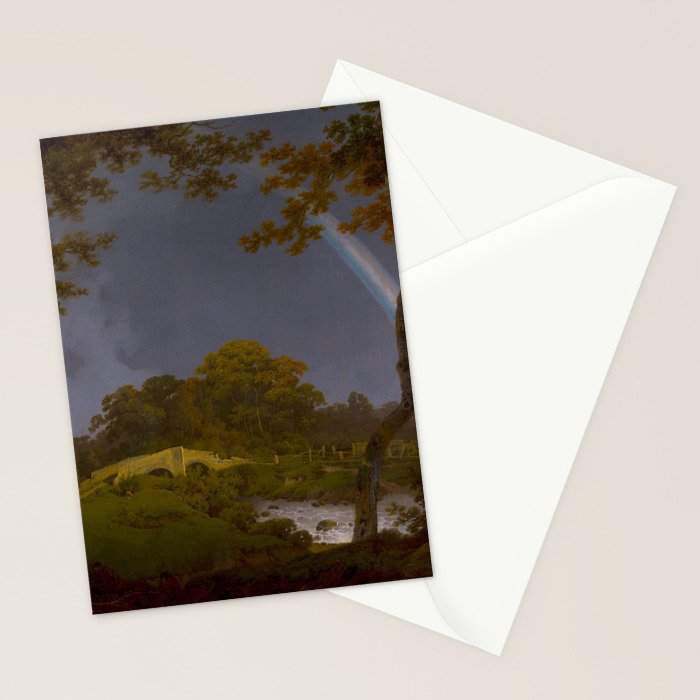 Antique Oil Painting Rainbow Stationery Card Gallery Image 2