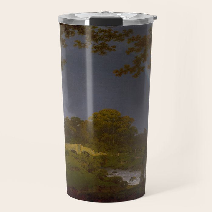Antique Oil Painting Rainbow Travel Mug Gallery Image 1