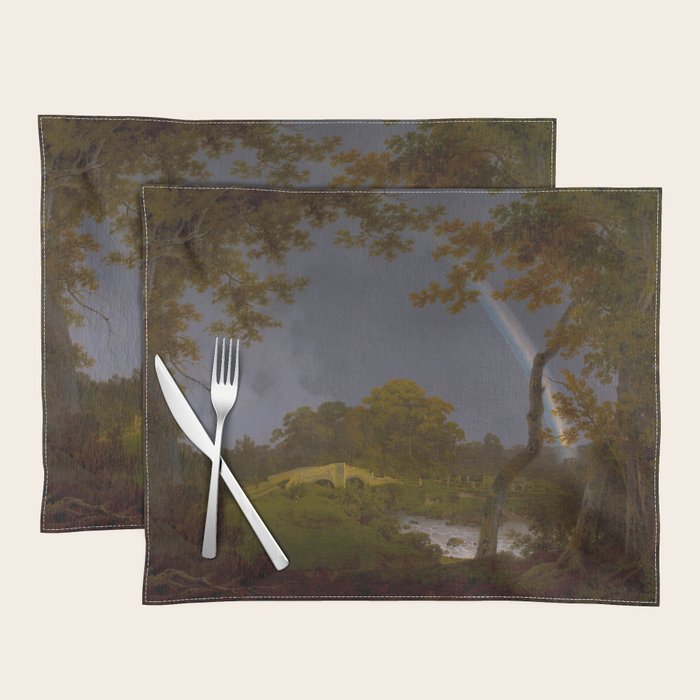 Antique Oil Painting Rainbow Placemat Gallery Image 1