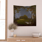 Antique Oil Painting Rainbow Wall Tapestry Gallery Image 2