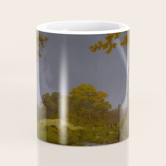 Antique Oil Painting Rainbow Coffee Mug Gallery Image 4