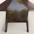 Antique Oil Painting Rainbow Table Runner Gallery Image 1