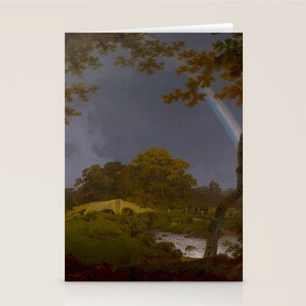 Antique Oil Painting Rainbow Stationery Card Gallery Image 2