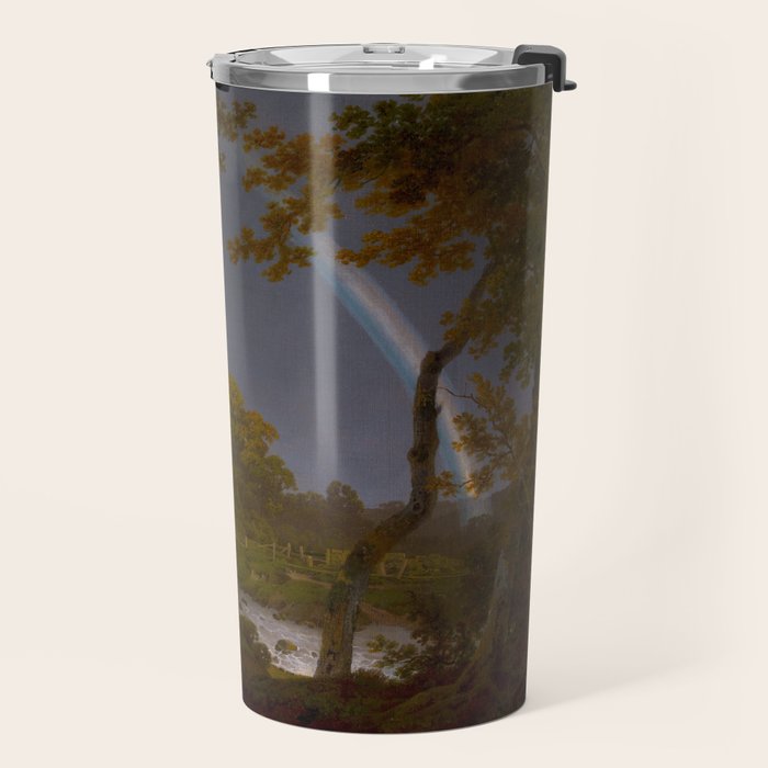 Antique Oil Painting Rainbow Travel Mug Gallery Image 2