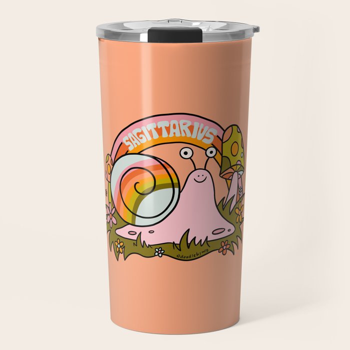 Sagittarius Snail Travel Mug Gallery Image 1