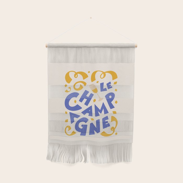 Le Champagne French Wall Hanging Gallery Image 1