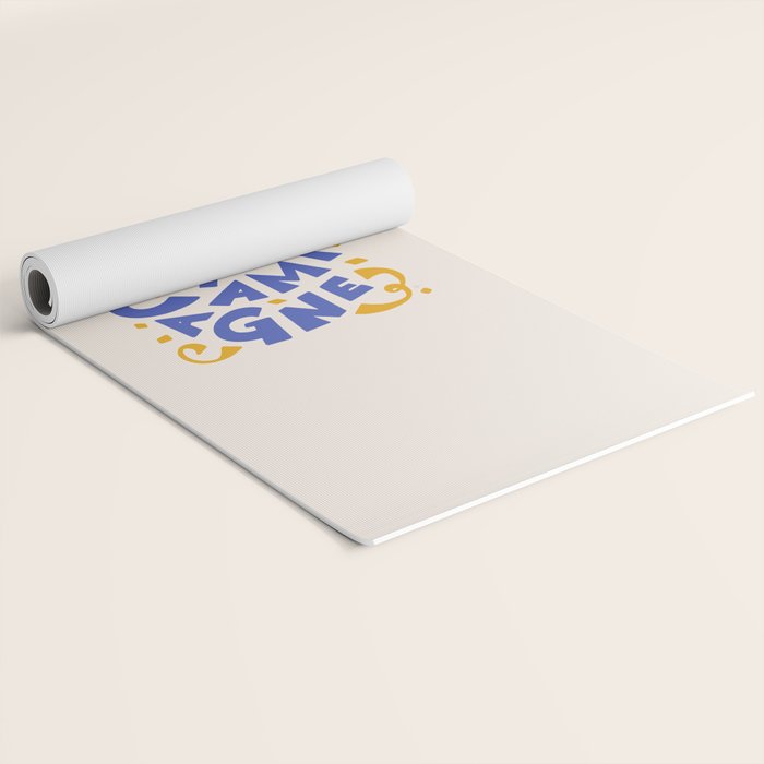Le Champagne French Yoga Mat Gallery Image 2