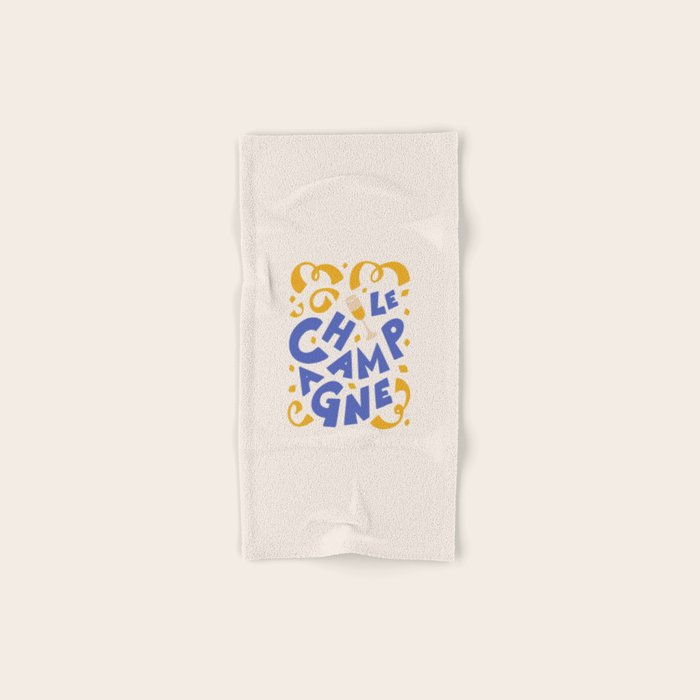 Le Champagne French Bath Towel Gallery Image 1
