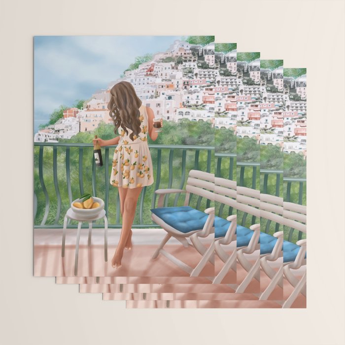Amalfi Reverie Wrapping Paper Gallery Image 3