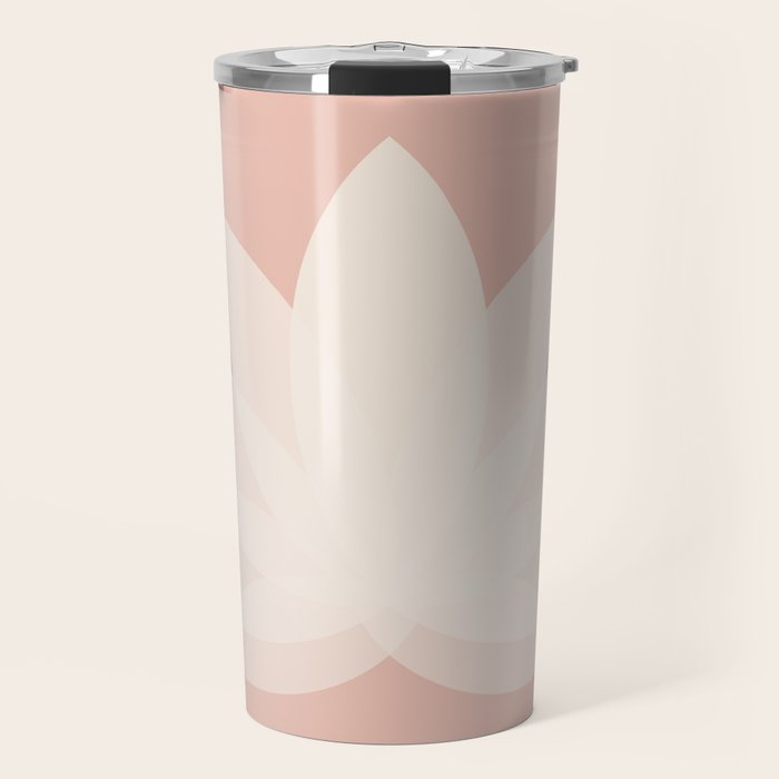 Lotus Flower Minimalism XVI Travel Mug Gallery Image 1