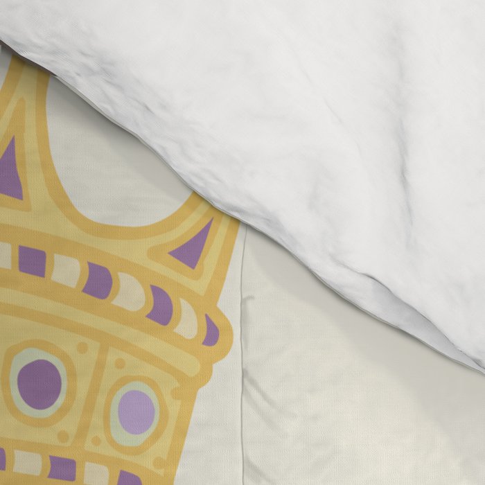 Queen Bee - Lavander Purple and Yellow Comforter Gallery Image 4