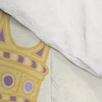 Queen Bee - Lavander Purple and Yellow Comforter Gallery Image 4