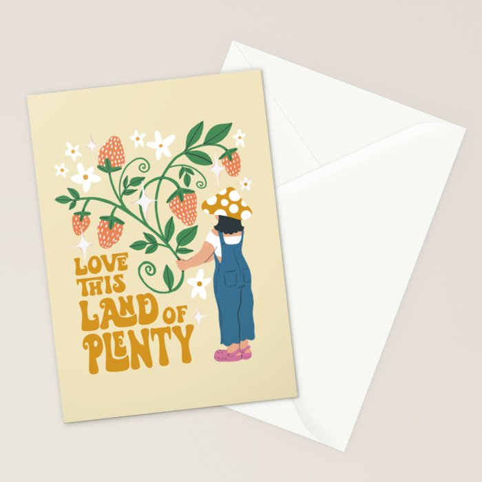 Plenty o' Strawberries  Stationery Card Gallery Image 2