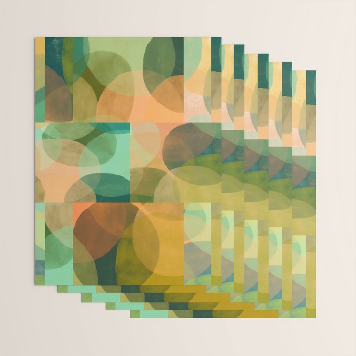 Organica Abstract 9 - Modern Abstract Art Print Wrapping Paper Gallery Image 3