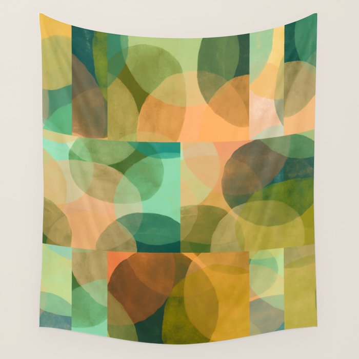 Organica Abstract 9 - Modern Abstract Art Print Wall Tapestry Gallery Image 4