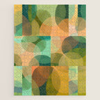 Organica Abstract 9 - Modern Abstract Art Print Jigsaw Puzzle Gallery Image 1