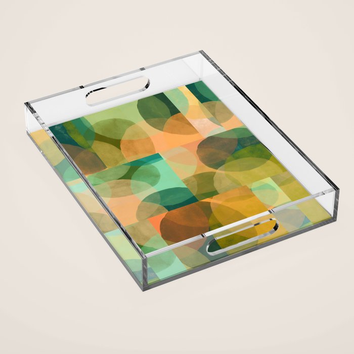 Organica Abstract 9 - Modern Abstract Art Print Acrylic Tray Gallery Image 1