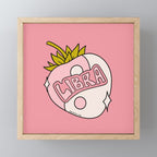 Libra Strawberry Mini Art Print Gallery Image 1