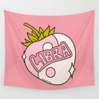 Libra Strawberry Wall Tapestry Gallery Image 4