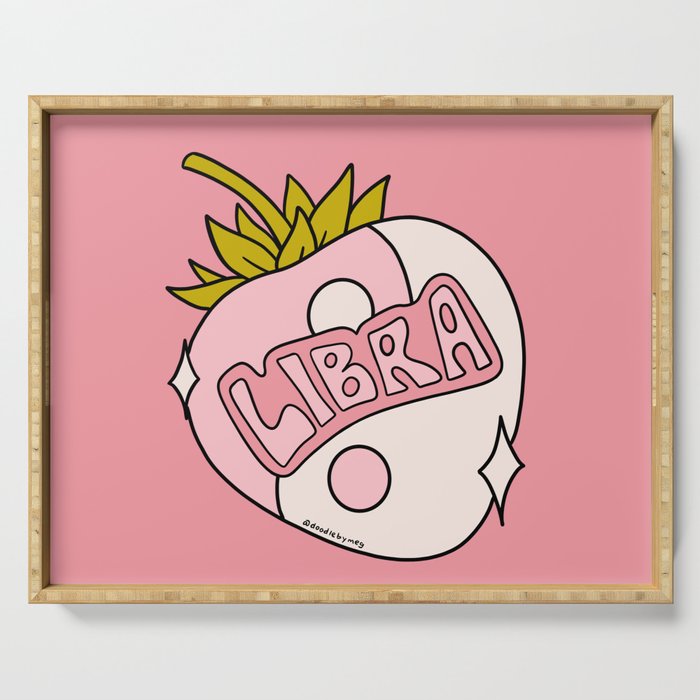Libra Strawberry Serving Tray Gallery Image 1