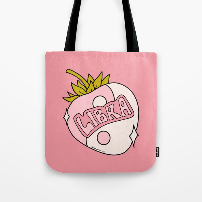 Libra Strawberry Tote Bag Gallery Image 1